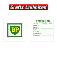 Lube Decal, BP Energol