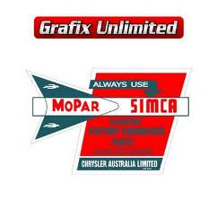 Mopar Simca Decal