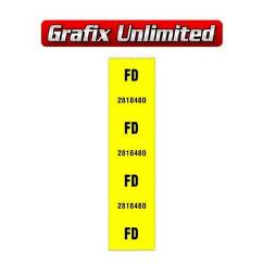 Part Label, Coil Spring FD 2818480