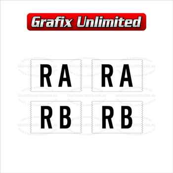 Part Label, Shock absorber RA & RB