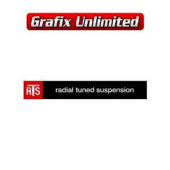 RTS Radial Tuned Suspension Decal 1978 - 1992