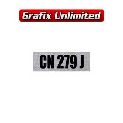 Rocker Cover Decal, Clothe CN279J