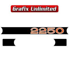 Rocker Cover Decal Set, 2250