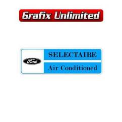 Selectaire Airconditioned Decal