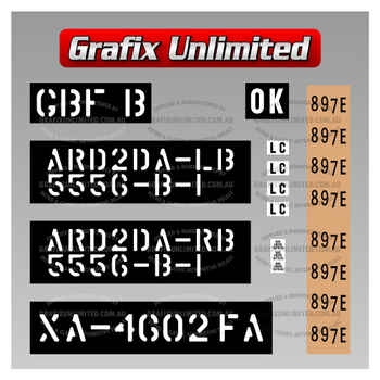 Sticker Kit XA GT Manual Full Restoration
