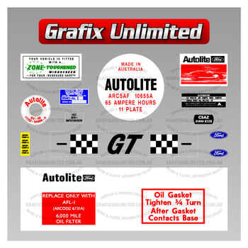 Sticker Kit XR GT Full Restoration