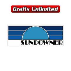 Sundowner Gaurd Decal, Blue