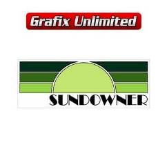 Sundowner Gaurd Decal, Green