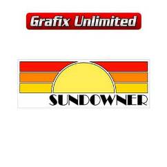 Sundowner Gaurd Decal, Yellow