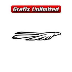 Superbird Glovebox Decal, Black