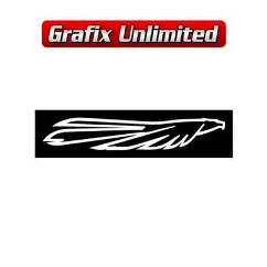 Superbird Glovebox Decal, White