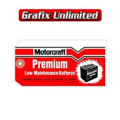 Tag, Motorcraft Battery