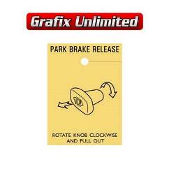 Tag, Park Brake Release