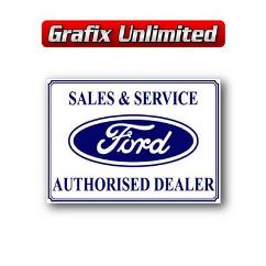 Tin Sign, Ford Sales & Service