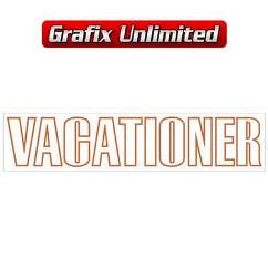 Vacationer Guard Decal, Light Brown