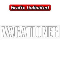 Vacationer Guard Decal, Silver