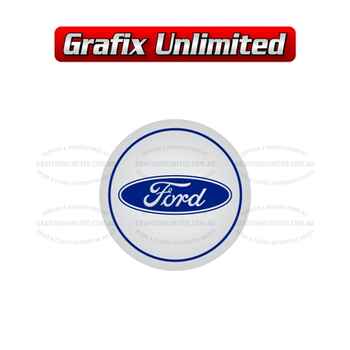 Wheel Cap Decal 45mm, Ford Logo 