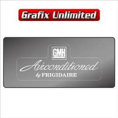 Windscreen Decal, GMH Airconditioned by Frigidaire