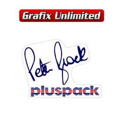 Windscreen Decal, Peter BrockPluspack