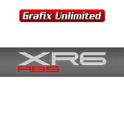 XR6 ABS Rear Valance Decal